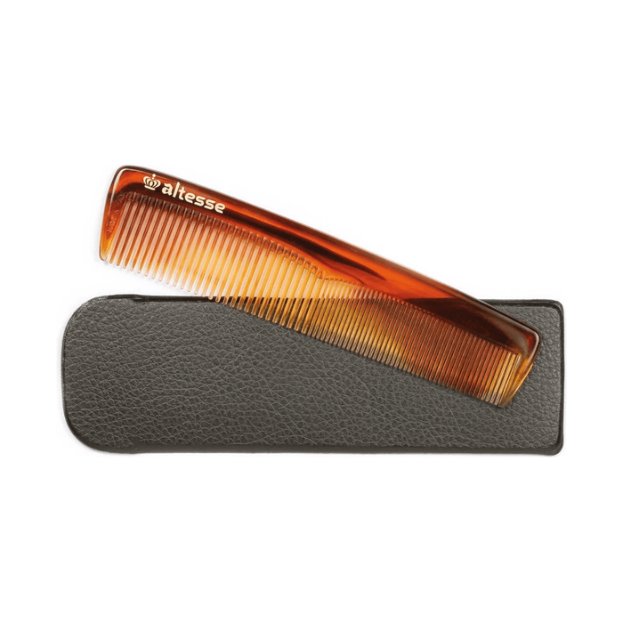 Altesse Double-Tooth Pocket Comb with Case REF: 10121