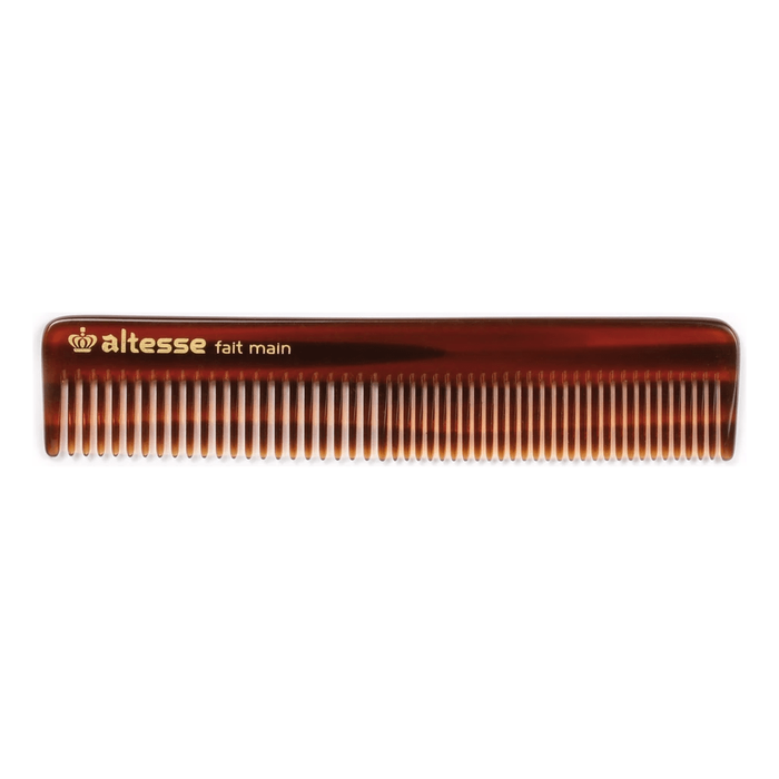 Altesse Handmade Double-Tooth Pocket Comb, Square REF: 11043