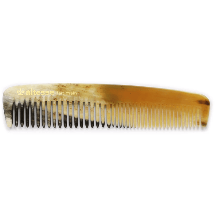 Altesse Handmade Double-Tooth Horn Pocket Comb REF: 11301