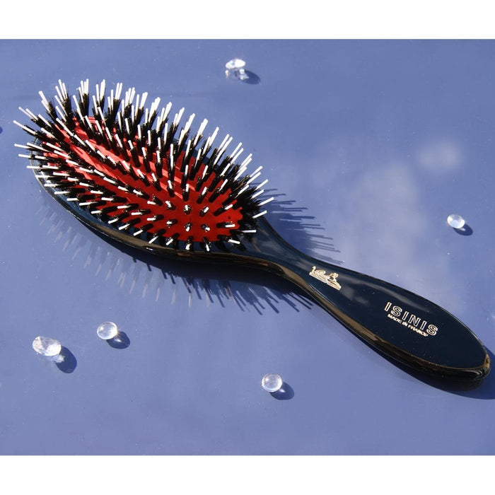 Isinis Detangling, pneumatic hairbrush made of boar root and nylon tips REF: 33383063