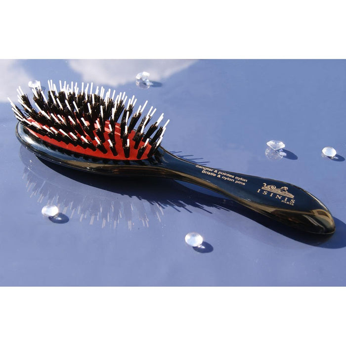 ISINIS - Detangling hairbrush, pneumatic, boar bristle nylon tips REF: 33573063