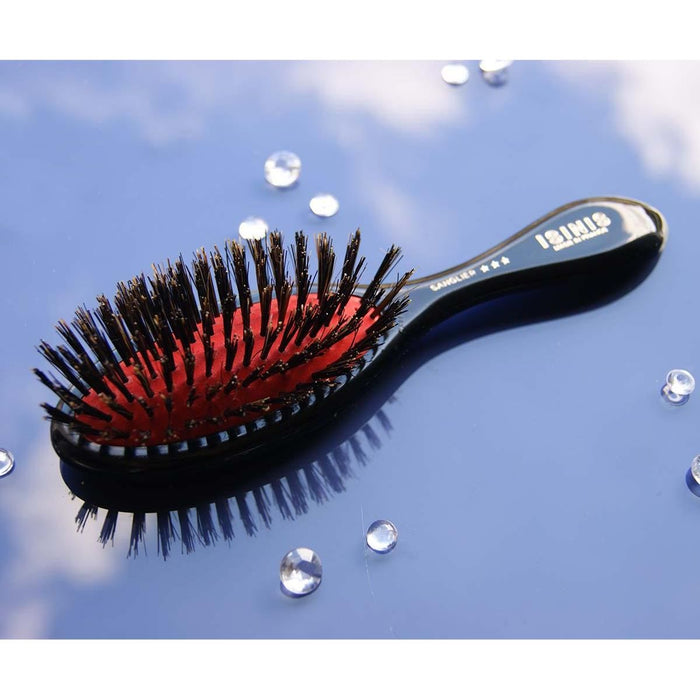 Isinis Detangling hair brush, pneumatic, 100% wild boar root REF: 33573083