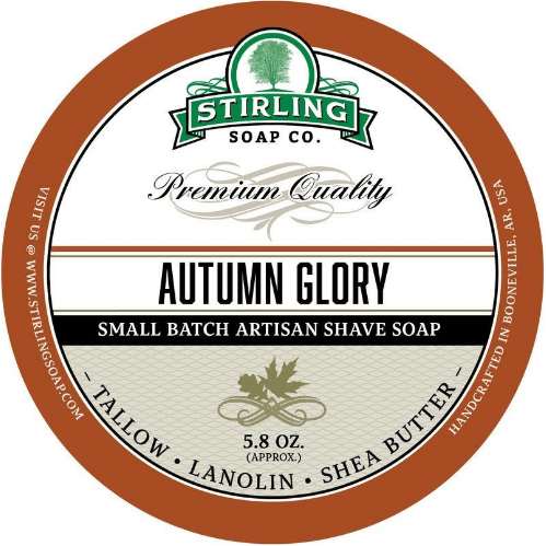 Stirling Soap Co. Autumn Glory Shave Soap Jar 5.8 oz