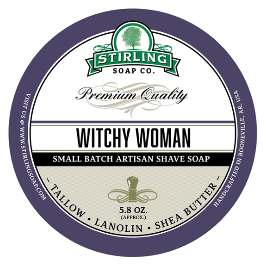 Stirling Soap Co. Witchy Woman J Shave Soap Jar 5.8 oz