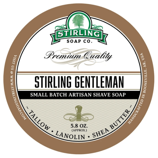 Stirling Soap Co. Stirling Gentleman Shave Soap Jar 5.8 oz