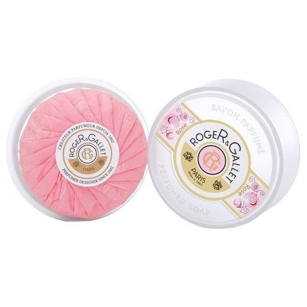 Roger & Gallet Roger & Gallet Rose Perfumed Soap (With Case) 3.5oz Perfumed Soap Light Gray