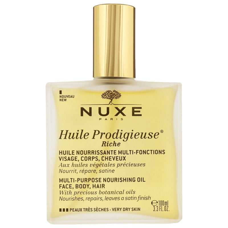 Nuxe Nuxe Huile Prodigieuse Riche Multi-purpose Dry Oil Spray 3.4 oz Dry Oil Spray Khaki