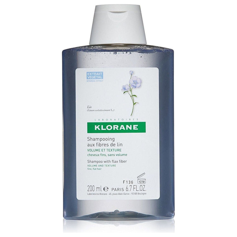 Klorane Klorane Shampoo with Flax Fiber, 6.7 Oz Shampoo Dark Slate Gray
