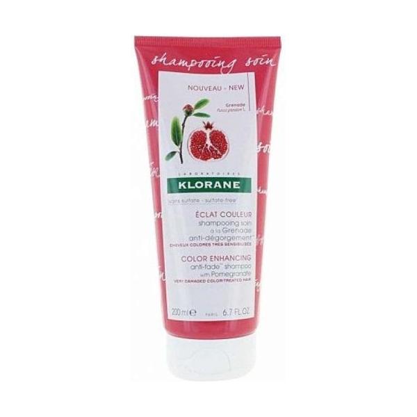 Klorane Anti-fade shampoo with pomegranate, 6.7 Oz