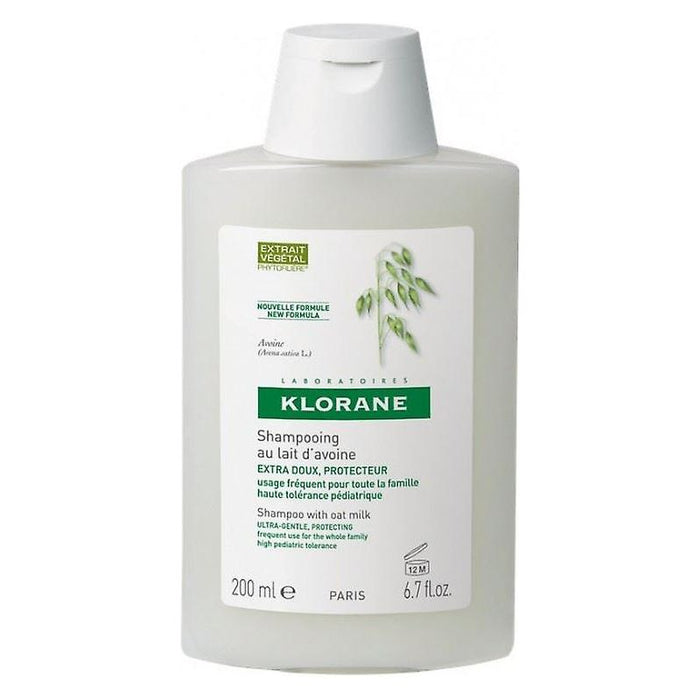 Klorane Ultra Gentle Shampoo with Oat Milk 6.7 Oz