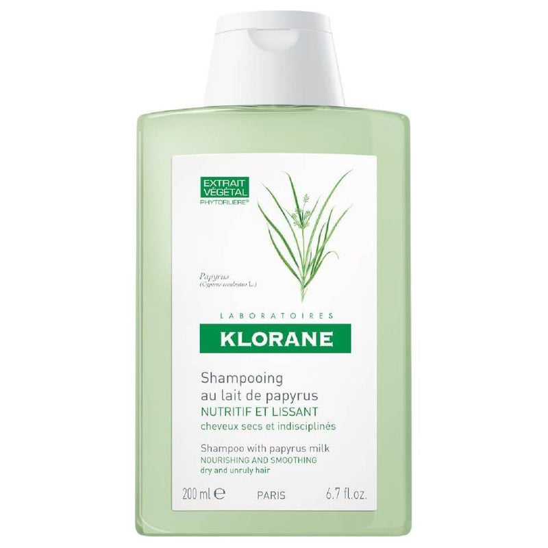 Klorane Klorane Shampoo with Papyrus Milk, 6.7 Oz Shampoo Light Gray