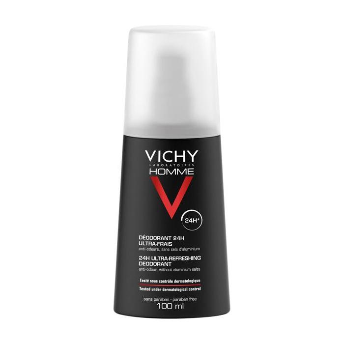 Vichy Vichy Homme 24H Ultra-Fresh Deodorant Spray 100 ml Deodorant Spray
