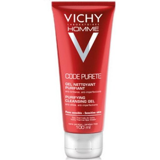 Vichy Homme Code Purete Purifying Gel Cleanser 100 ml