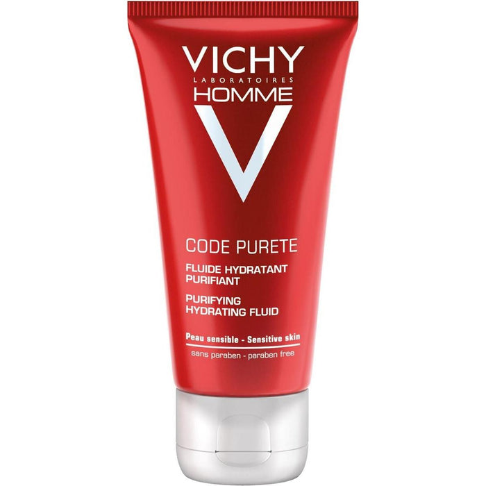 Vichy Homme Code Purete Purifying Hydrating Fluid 50 Ml