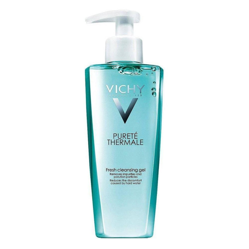 Vichy Vichy Purete Thermale Fresh Cleansing Gel, 6.76 oz Facial Cleansing Gel Powder Blue
