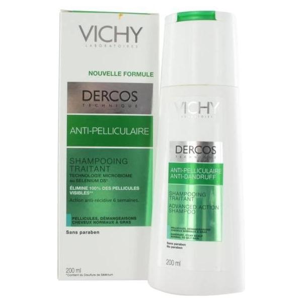 Vichy Normal to Oily Hair Decros Technique Anti-Dandruff Shampoo - 6.8 oz bottle