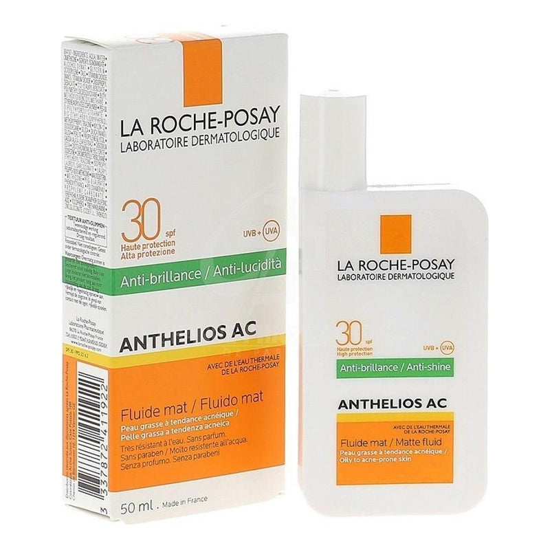 La Roche-Posay La Roche-Posay Anthelios Ac Matte Fluid Anti-shine SPF30 50ml Sunscreen Light Gray