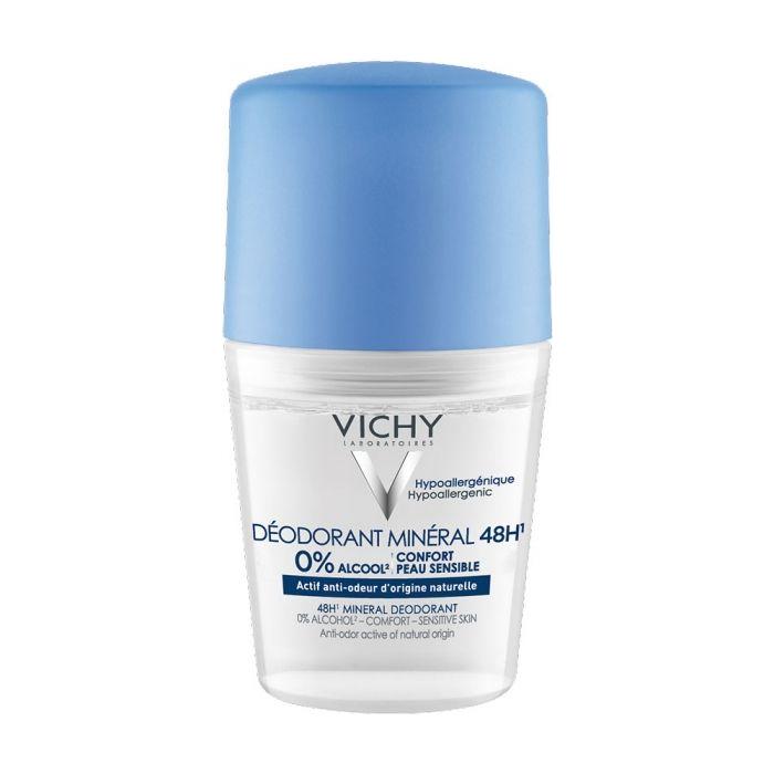 Vichy Vichy Deodorant Mineral Roll-on 48 Hour, 1.69 Oz Deodorant