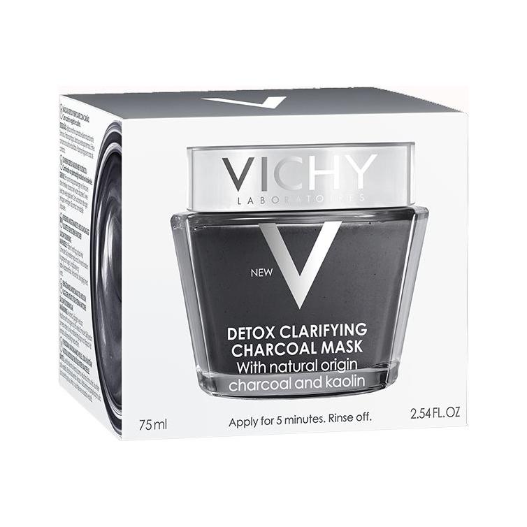 Vichy Vichy Charcoal Clay Face Mask - 2.54 fl oz Facial Mask Dark Slate Gray