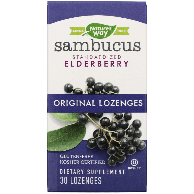 Nature's Way Sambucus Standarized Elderberry Lozenges 30ct