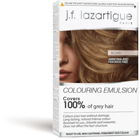 J.f. Lazartigue Coloring Emulsion for Grey Hair Blond 60ml