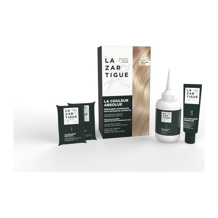 Lazartigue La Couleur Absolue Permanent Hair Color Kit 9.00 Very Light Blond
