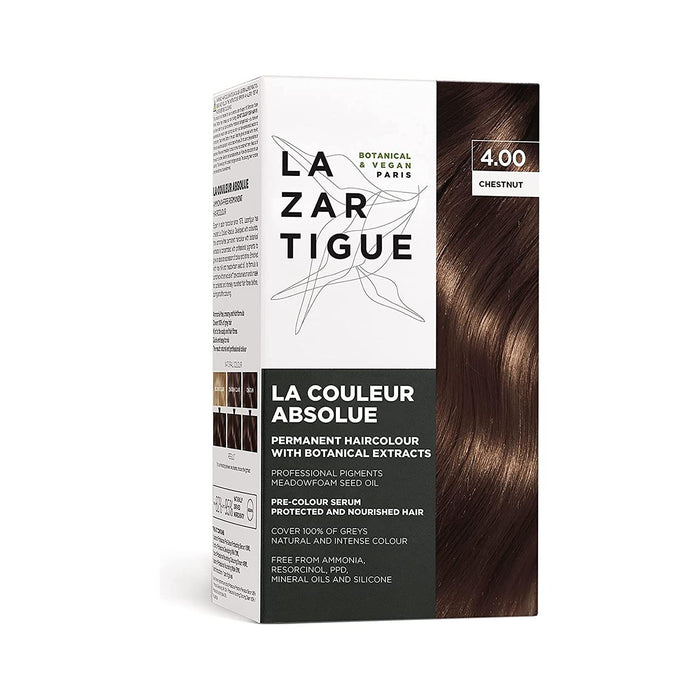 Lazartigue La Couleur Absolue Permanent Hair Color Kit in Light Chestnut