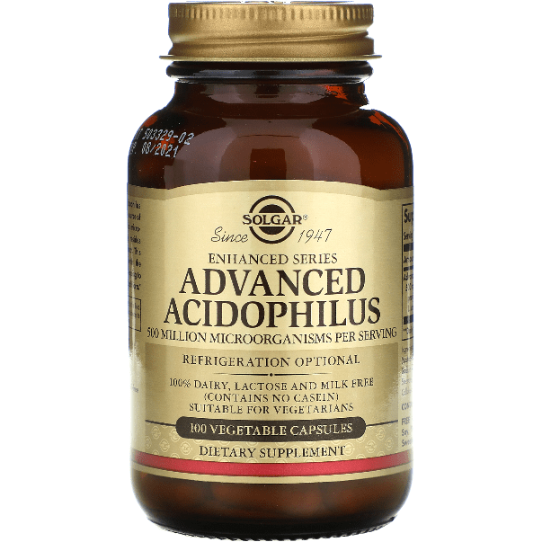 Solgar Probiotics Advanced Acidophilus 100 Vegetable Capsules