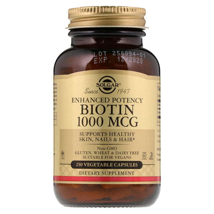 Solgar Biotin 1000 mcg 50 Vegetarian Capsules
