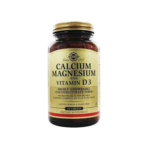 SOLGAR Solgar Calcium Magnesium with Vitamin D3 150 Tablets Vitamins & Supplements