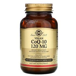 SOLGAR Solgar CoQ-10 120mg 60 Vegetable Capsules Dietary Supplement