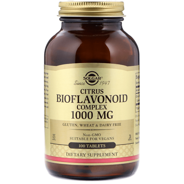 Solgar Citrus Bioflavonoid Complex (Vitamin C) 1000mg 100 Tablets