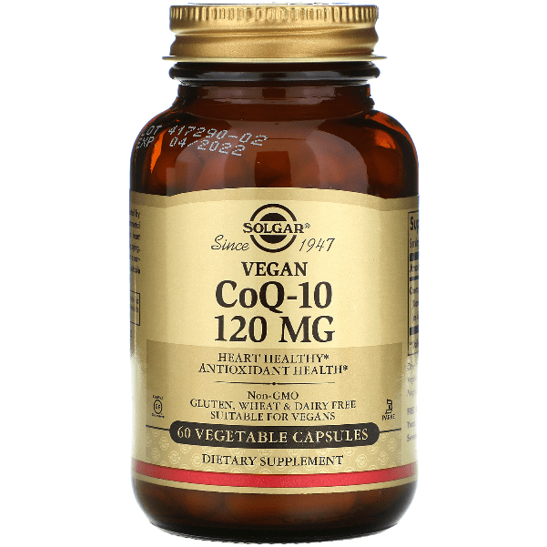 Solgar CoQ-10 60mg 60 Vegetable Capsules