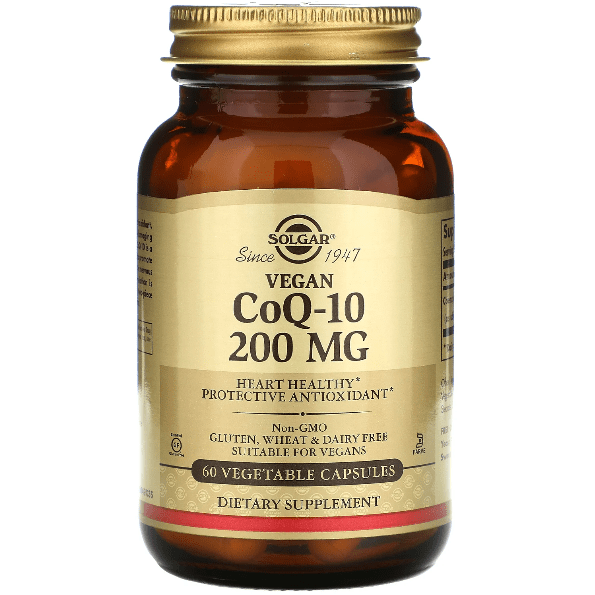 Solgar CoQ-10 200mg 60 Vegetable Capsules