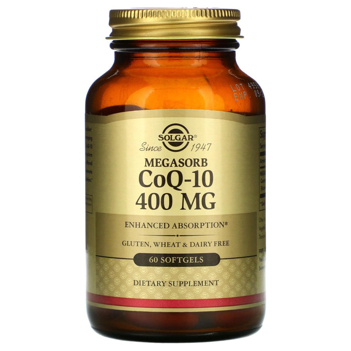 Solgar Megasorb CoQ-10 400mg 30 Softgels