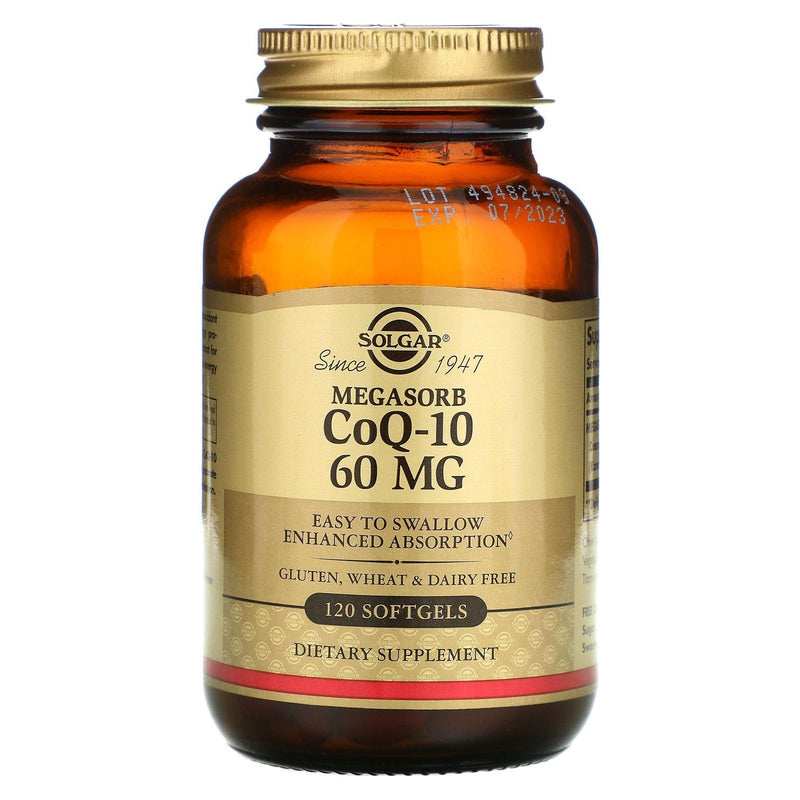 SOLGAR Solgar Megasorb CoQ-10 60mg 120 Softgels Dietary Supplements