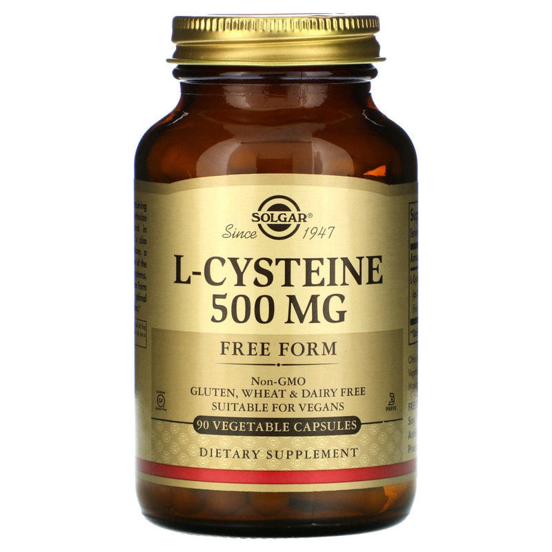 SOLGAR Solgar L-Cysteine 500mg 90 Vegetable Capsules Vitamins & Supplements