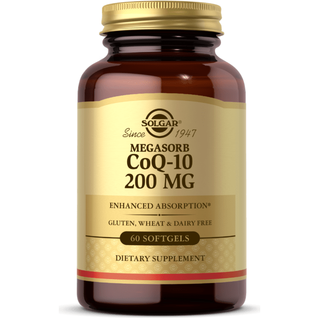 SOLGAR Solgar Megasorb CoQ-10 200 mg 60 Softgels Dietary Supplements