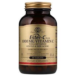 SOLGAR Solgar Ester-C Plus 1000mg Vitamin C 90 Tablets Vitamin C Supplement