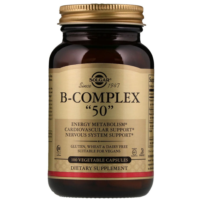 Solgar Formula B-Complex "50" 50 Vegetable Capsules