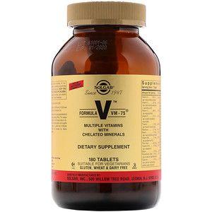 SOLGAR Solgar Formula VM-75 180 Tablets Vitamin Supplement