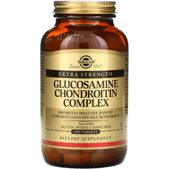 Solgar Extra Strength Glucosamine Chondroitin Complex 150 Tablets