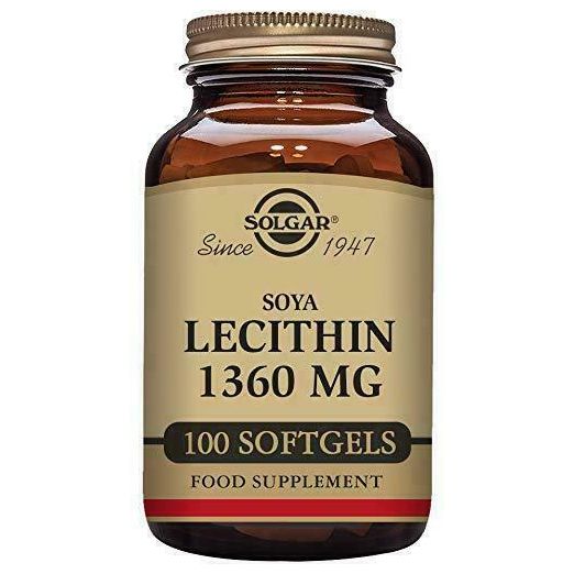 Solgar Lecithin Supplement 1360mg 100 Count