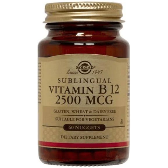 SOLGAR Solgar Vitamin B12 250mcg 60 Nuggets Vitamins & Supplements