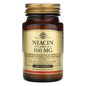 Solgar Niacin (Vitamin B3) 100mg 100 Tablets