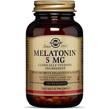 SOLGAR Solgar Melatonin 5mg 60 Nuggets Dietary Supplements