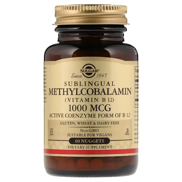 Solgar Methylcobalamin (Vitamin B12) 1000 mcg 60 Nuggets