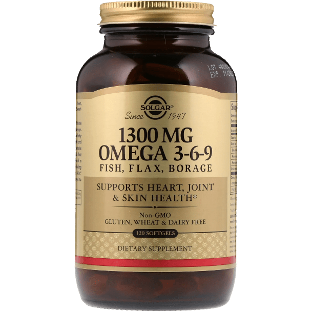SOLGAR Solgar 1300 mg Omega 3-6-9 120 Softgels Dietary Supplements