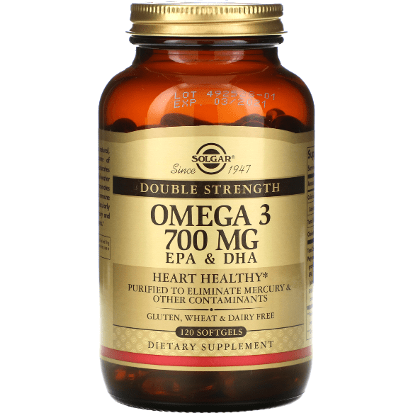 Solgar Double Strength Omega-3 700 mg 120 Softgels