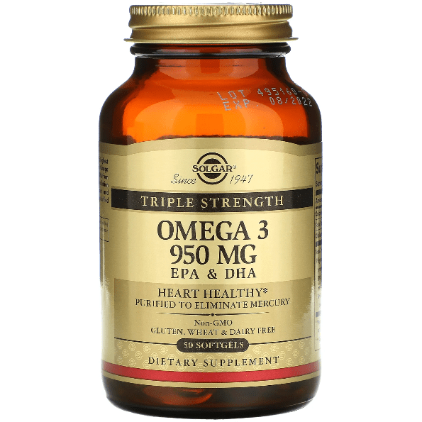 Solgar Triple Strength Omega-3 950 mg 50 Softgels
